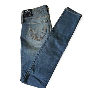 NWT Hollister Jeans Women’s Size 00L W23 L32 Low-Rise Skinny